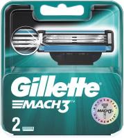 GILLETTE MACH3 Кассеты для бритья 2шт