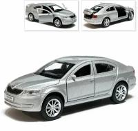 Машина Skoda Octavia, инерционная, серый, Технопарк, 12 см