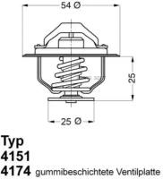 Термостат Wahler 4174.79D