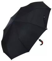 Зонт-шляпка Rainbrella, автомат, 3 сложения, купол 96 см., система «антиветер», чехол в комплекте, для мужчин, черный