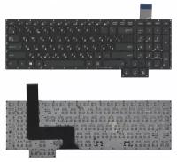 Клавиатура для Asus G750JW черная без рамки