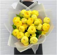 Пионовидная роза Лимончелло 7шт в букете Flowerstorg N1030