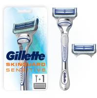 GILLETTE SKINGUARD Sensitive Бритва с 2 сменными кассетами