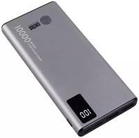 Power bank CACTUS Мобильный аккумулятор Cactus CS-PBFSLT-10000 10000mAh 3A 2xUSB серый