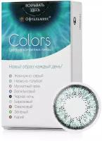 Цветные контактные линзы Офтальмикс Color Sky blue (небесно-голубой) R8.6 -8.5D (2шт.)