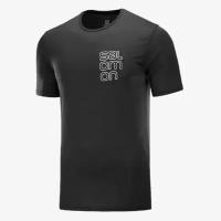 Футболки Salomon AGILE TRAINING TEE - S/46 (черный)