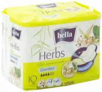 Bella Прокладки Herbs Липовый цвет Comfort, 10шт