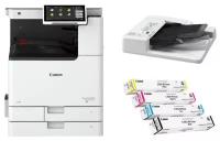 МФУ лазерное Canon imageRUNNER ADVANCE DX C3826i MFP с автоподатчиком и тонерами, цветн., A3