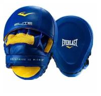 Лапы боксерские Everlast Pro Elite Leather Mantis синий