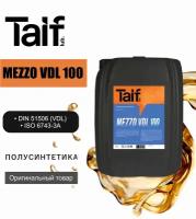 Компрессорное масло TAIF MEZZO VDL 100, 20л