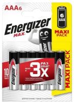 Батарейки Energizer Max ААА, E92, 6 шт (E301532700)