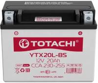 Аккумулятор TOTACHI CMF 1220 12 V 20 A/h YTX20L-BS L AGM