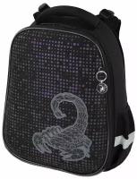 Ранец / рюкзак / портфель школьный для мальчика первоклассника Brauberg Luminous, 2 отделения, с брелком, Светящийся Рисунок, 38х29х16 см, 271368