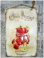 десерты в стиле Прованс постер на стену 20 на 30 см