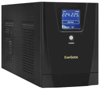 Exegate EX292636RUS ИБП ExeGate SpecialPro Smart LLB-3000. LCD. AVR.3SH.2C13. RJ. USB <3000VA/1800W, LCD, AVR,3*Schuko+2*C13, RJ45/11, USB, металлический