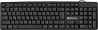 Клавиатура Defender Element HB-520 черная (45522) {Мембранная, USB}