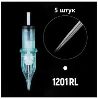 Тату картриджи 1RL AURORA 2 GEN для тату и татуажа, 0.35 мм, 5 шт