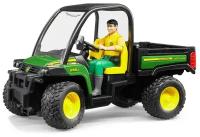 Мини-самосвал с фигуркой водителя John Deere Gator XUV 855D