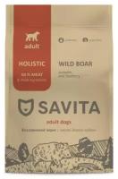 Savita - Беззерновой сухой корм для взрослых собак, с мясом дикого кабана (4 кг)