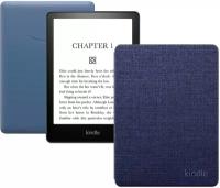 Электронная книга Amazon Kindle PaperWhite 2021 16Gb Denim Ad-Supported с фирменной обложкой