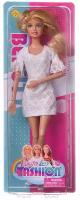 Кукла Defa Lucy Модная девушка, в белом платье, 28см 8406d/белое