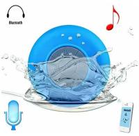 Bluetooth колонка водонепроницаемая (цвет голубой)
