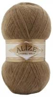 Пряжа Alize Angora Gold, 1 % шерсть, 80 % акрил, 100 г, 550 м, 5 шт., 466 темно-бежевый 550 м