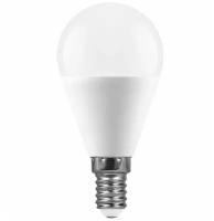 Лампа светодиодная 13W E14 6400K LB-950 G-45 шар (Feron) (в упаковке 10 шт.)