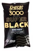 Прикормка Sensas 3000 Super BLACK Bremes 1кг