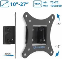 Кронштейн для телевизора на стену / крепление наклонное Tuarex ALTA-101 / до 32 дюймов / vesa 100x100