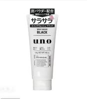 Shiseido Пенка для умывания Uno black, 130 мл/130 г