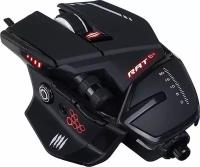 Mad Catz R.A.T. 6+ Игровая мышь чёрная (PMW3360, Omron, USB, 11 кнопок, 12000 dpi, RGB подсветка)