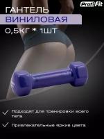 Гантель неразборная PROFI-FIT виниловая