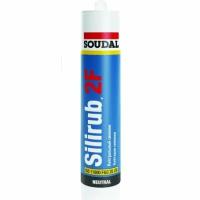 Герметик Soudal Силируб 2 F нейтральный силикон белый 15*300мл