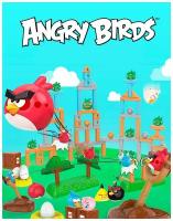 Детский игровой набор Angry birds для мальчиков / девочек / развивающий конструктор для детей / 8 шт