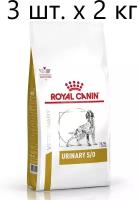 Сухой корм для собак Royal Canin Urinary S/O LP18, для лечения МКБ, 3 шт. х 2 кг