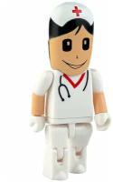 Подарочная флешка врач В белом костюме 8GB оригинальный сувенирный USB-накопитель