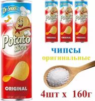 Чипсы картофельные оригинальные (160г х 4шт.) Dr.Snack