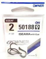 Крючки OWNER 50188 Iseama w/eye BC №2 5шт