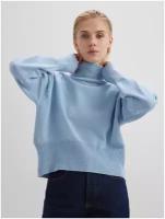 Укороченный свитер KIVI CLOTHING, Голубой, размер 40-46