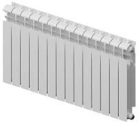 Радиатор биметаллический Rifar EcoBuild 500 мм 14 секций 1" боковое подключение белый