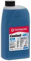 Охлаждающая жидкость TOTACHI NIRO COOLANT Blue -40C G11 1кг TOTACHI 46301