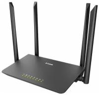 Wi-Fi роутер D-Link DIR-820/RU/A1A, AC1200, черный