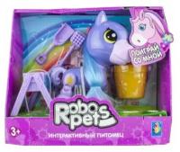 Игрушка 1toy Robo Pets Игривый пони, фиолетовый Т16977