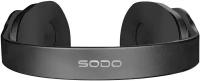 Беспроводные наушники/колонка SODO MH10, Bluetooth + AUX, 450 мАч, черный, 3Вт,NFC/TF/FM