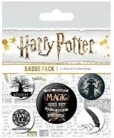 Набор значков Harry Potter Symbols