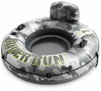 Шезлонг плавающий Intex CAMO RIVER RUN I, артикул 56835