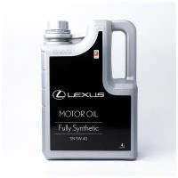 Синтетическое моторное масло LEXUS Engine Oil SN 5W40 4 л