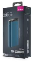 OLMIO Внешний аккумулятор QL-20 Powerbank 20000mAh QuickCharge3.0 PowerDelivery LCD дисплей