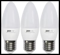 Лампа светодиодная PLED-SP C37 9w E27 3000K 230/50 5001923A Jazzway (3 шт)